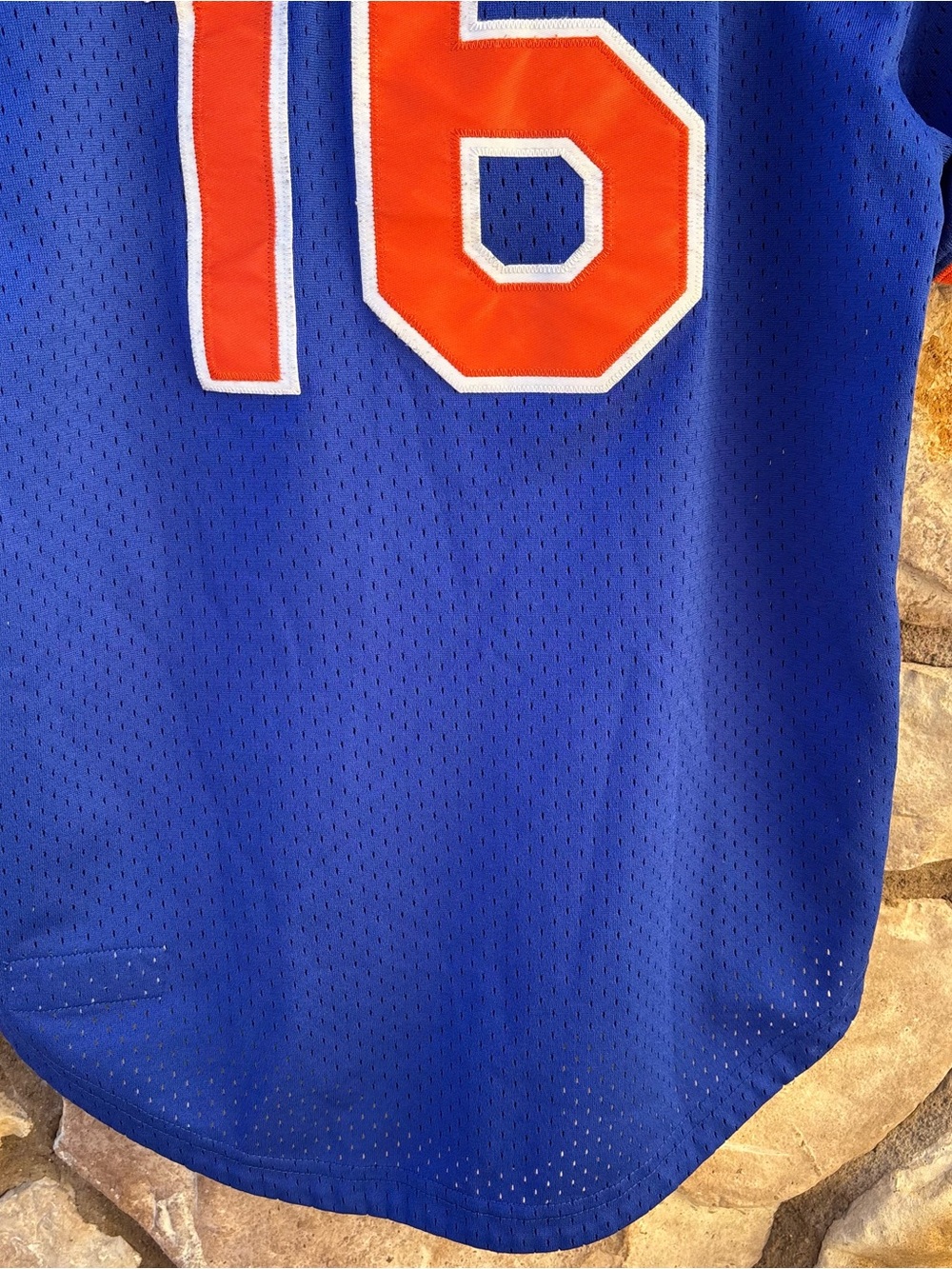 1986 Dwight Gooden #16 NY Mets Mens Mitchell & Ness Authentic BP Jersey Sz Small - Picture 8 of 11